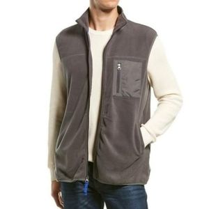 NWT Vintage 1946 washed stoned & beaten gray vest
